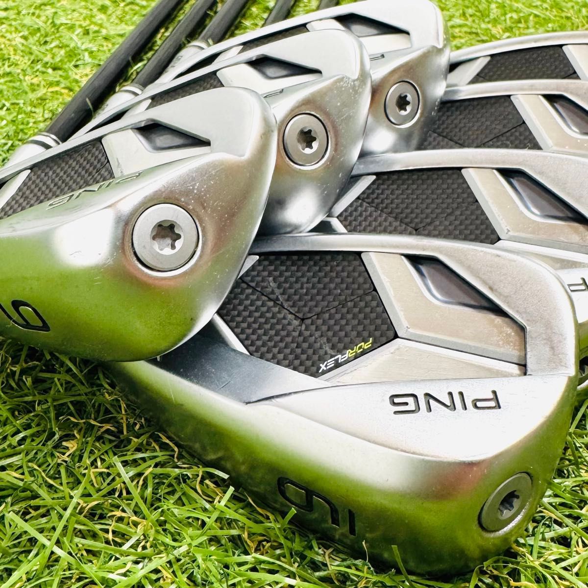 【良品】初心者推奨 ピン G430 黒ドット メンズアイアンセット 6本 S 良品】初心者推奨 ピン G430 黒ドット メンズアイアンセット 6本 S