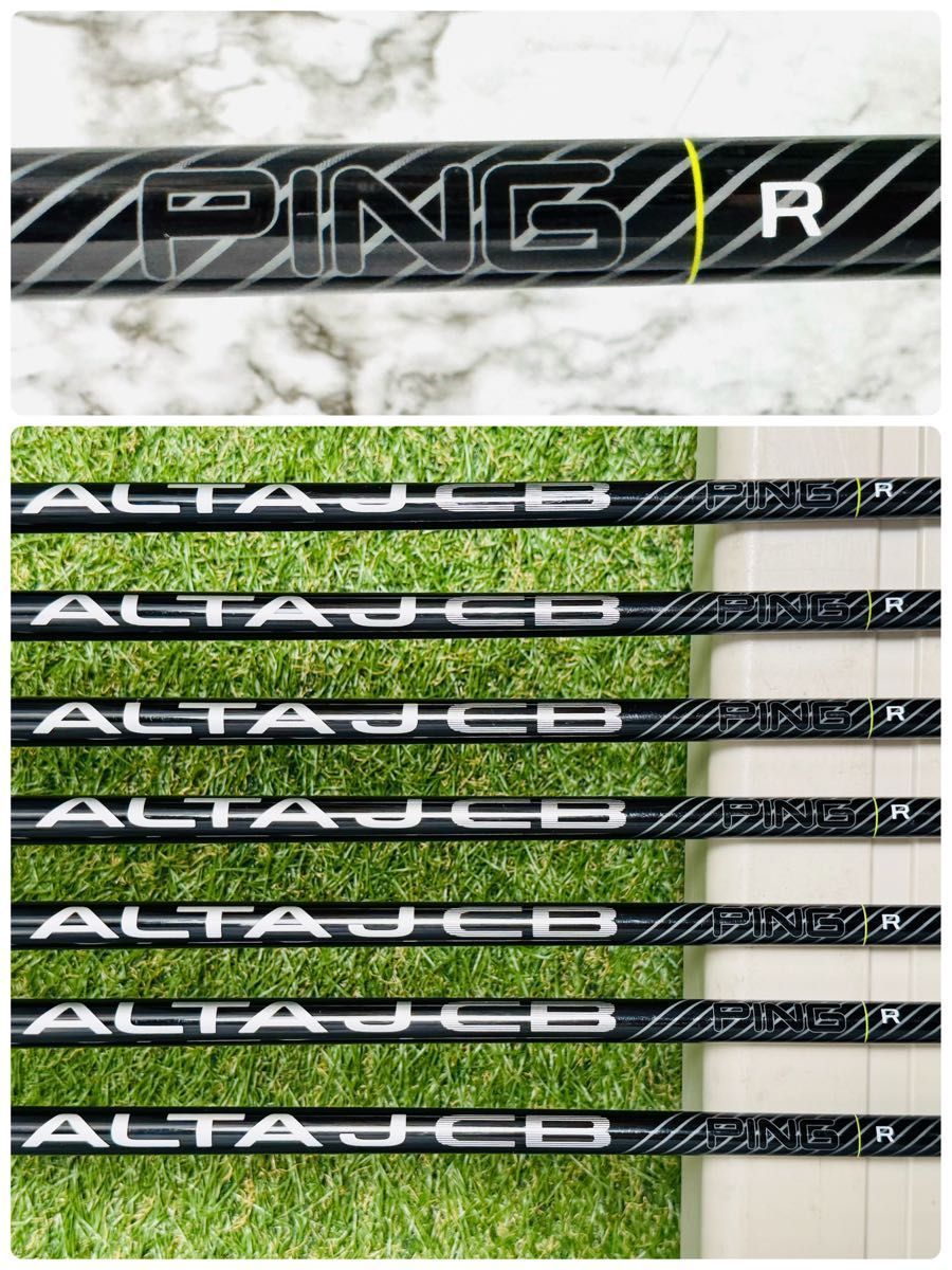 【良品】初心者推奨 ピン G430 黒ドット メンズアイアンセット 5本 S ピン PING G430 アイアンセット メンズ 5本 S 右 高年式 黒ドット 良品