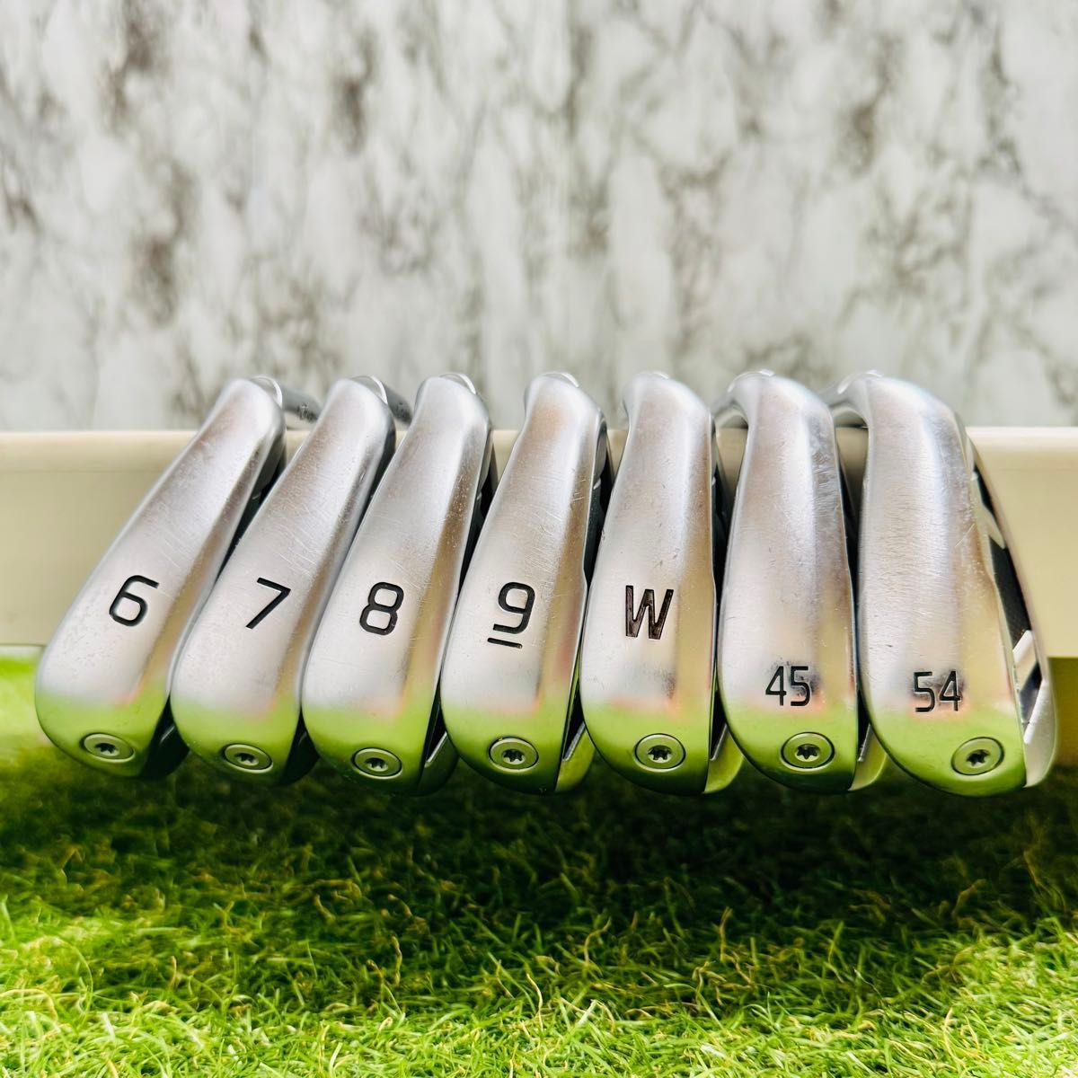 良品】初心者推奨 ピン G430 黒ドット メンズアイアンセット 7本 R