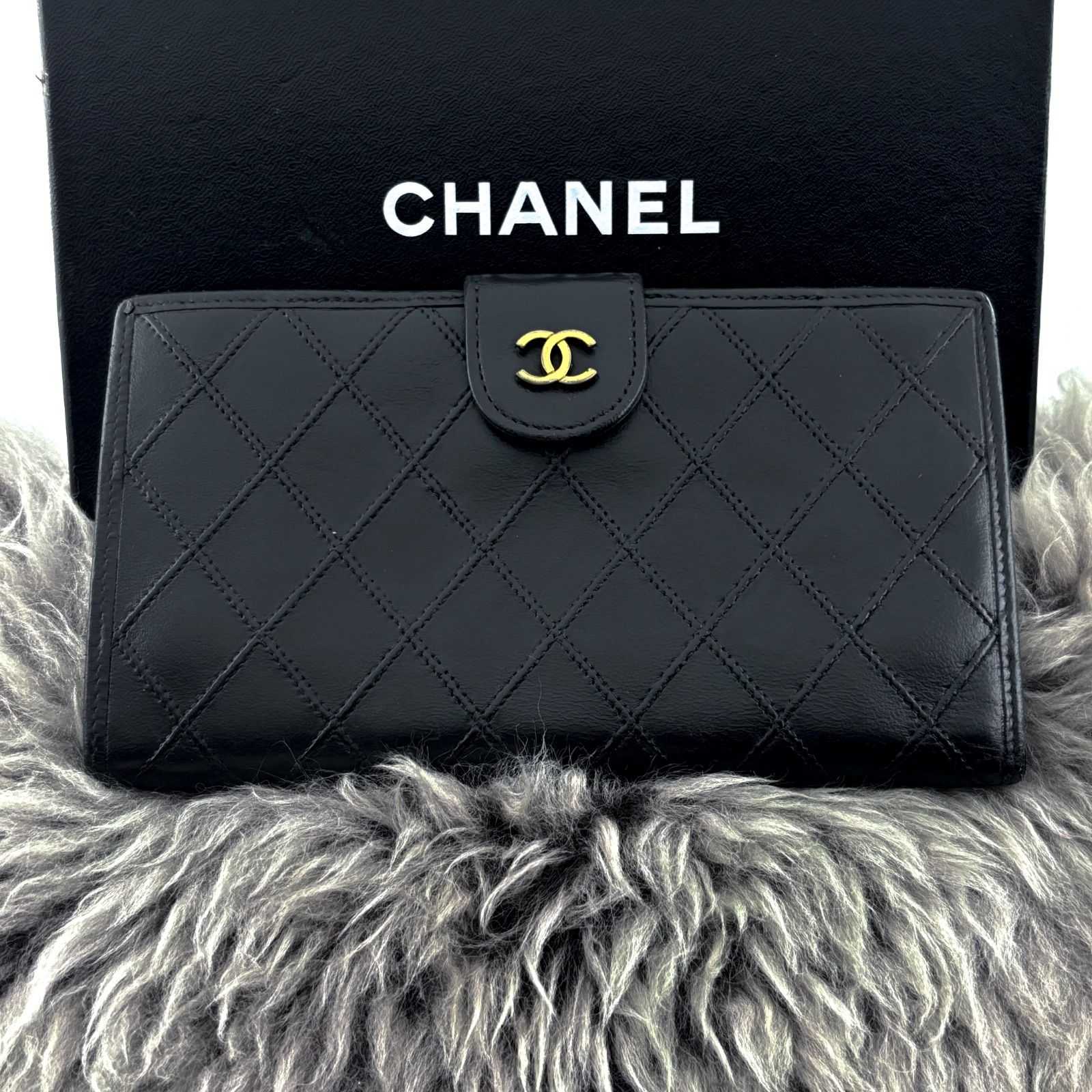 極美品✨】シャネル CHANEL 長財布 ビコローレ がま口 ぶらんどすてら