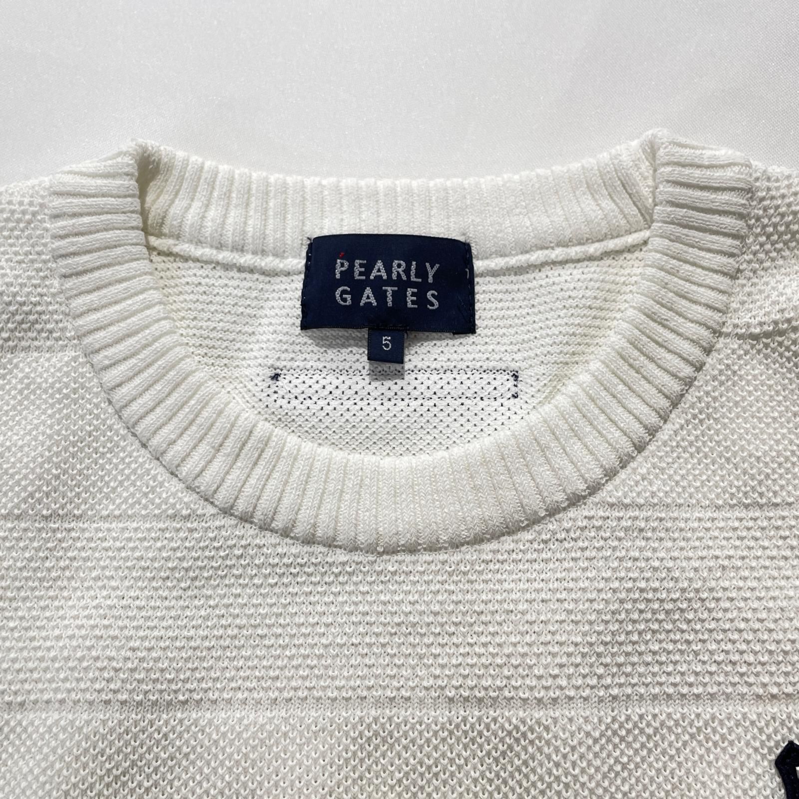メンズ パーリーゲイツ PEARLY ショップ GATES セーター 5(L) 白