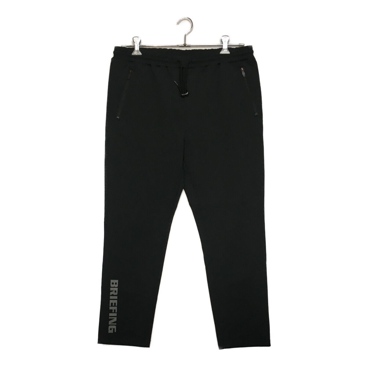 中古 メンズ ブリーフィング BRIEFING パンツ XL 黒 ブラック ジョガー