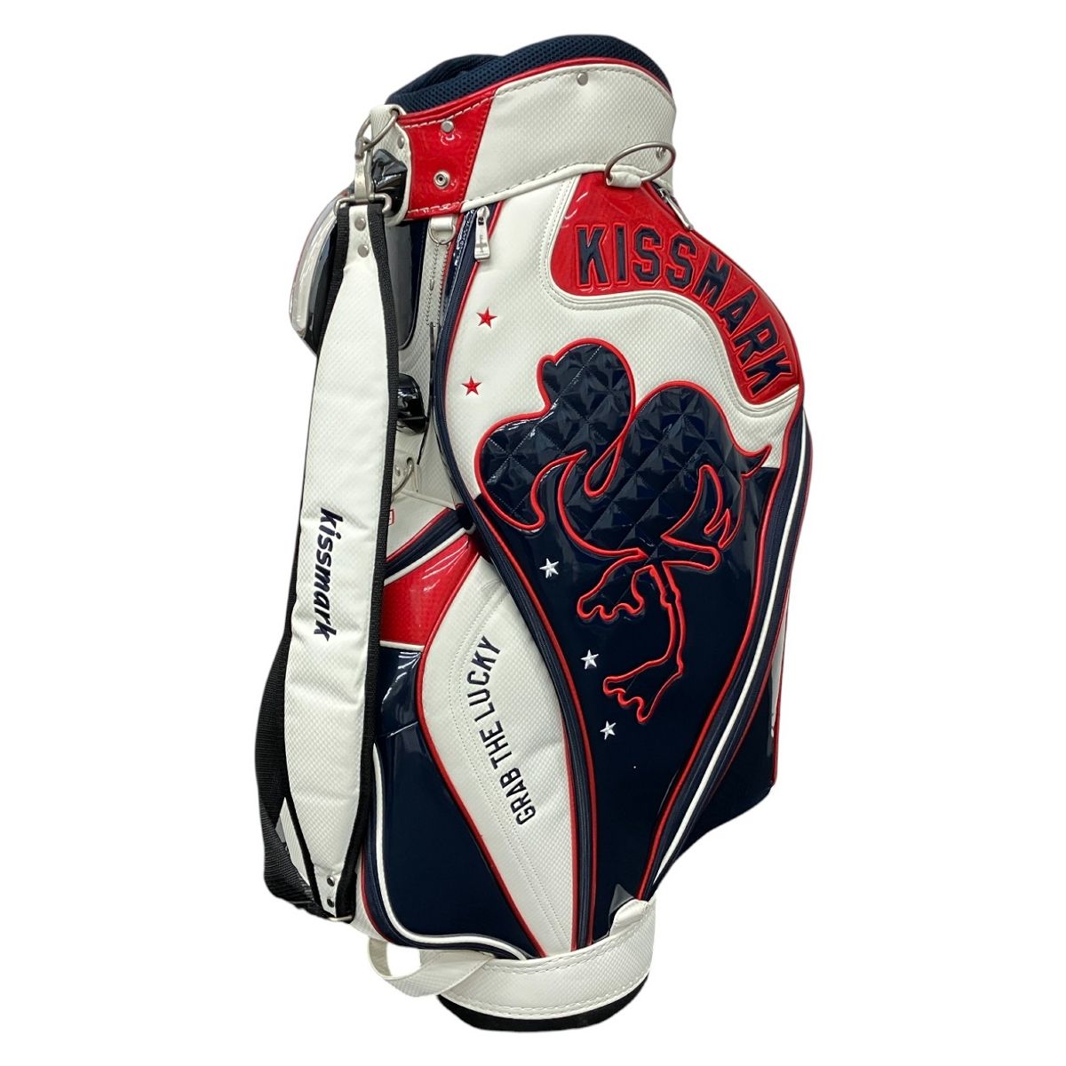 稀少品Kissmark Grab The Lucky 97 キャディバッグ9型 Kissmark キスマーク Grab The アウトレット Lucky 97 グラブ・ザ