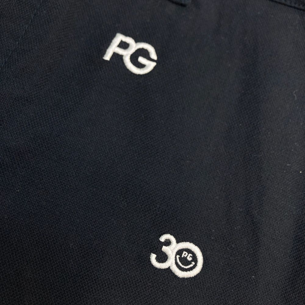 PEARLY GATES パーリーゲイツ　ロゴ　ニコちゃん　セットアップ　メンズ パーリーゲイツ 上下 セットアップ ニコちゃん 総柄 ネイビー イエロー