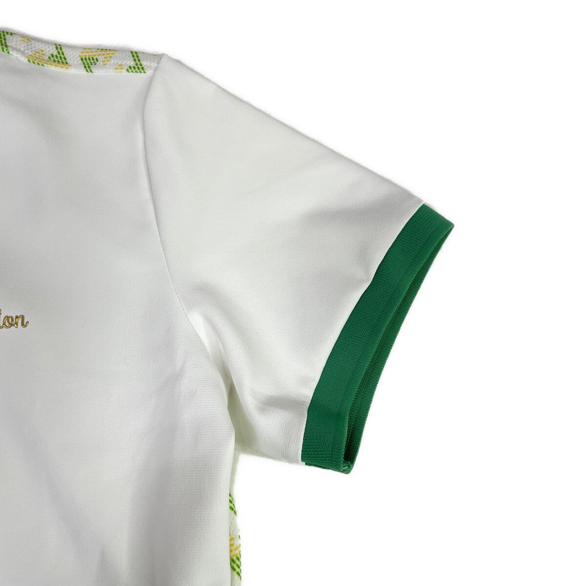 新品未使用 Resurrection ポロワンピース ホワイト/グリーン 中古 レディース レザレクション Resurrection ワンピース L 白×緑