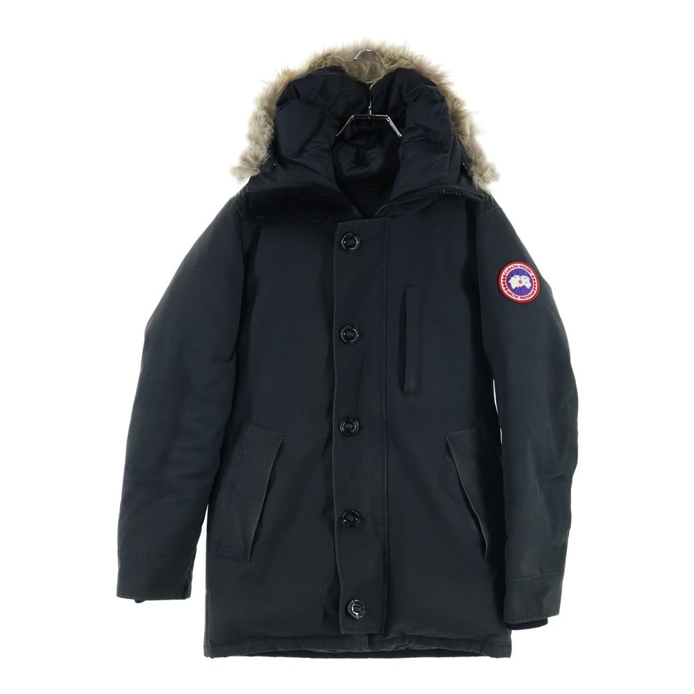 CANADA GOOSE カナダグース Jasper Parka ジャスパー パーカー ファー フーデッド ジップアップ ダウンジャケット ブラック 3438JM
