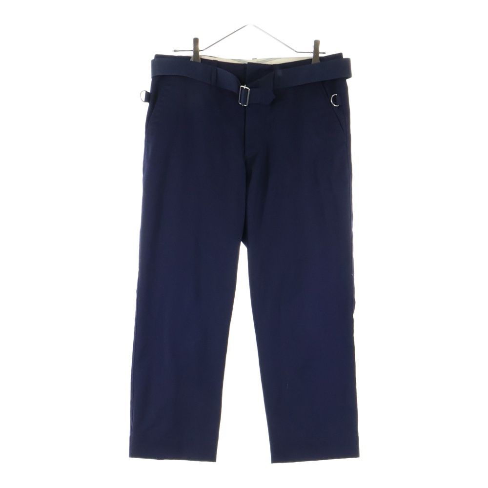 アンダーカバー the shepherd ザシェパード フラグメント 加工 ベルト付き ボンテージ パンツ ネイビー USR 9591 2