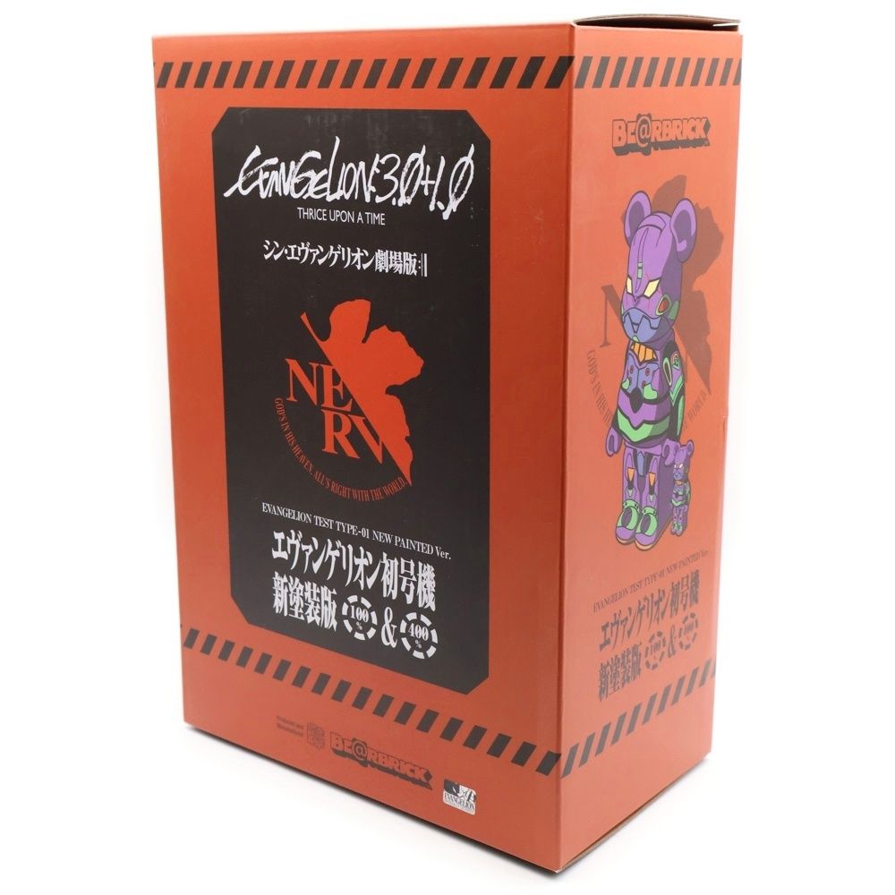  MEDICOM TOY メディコムトイ BE RBRICK ベアブリック エヴァンゲリオン 初号機 新塗装版 400 人形 フィギュア パープル その他 メンズ