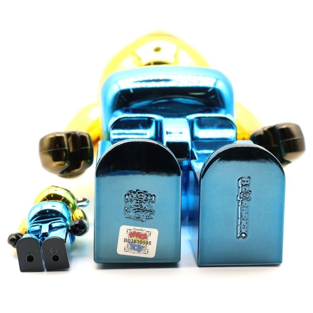 MEDICOM TOY (メディコムトイ) BE@RBRICK STUART Chrome Ver. 100