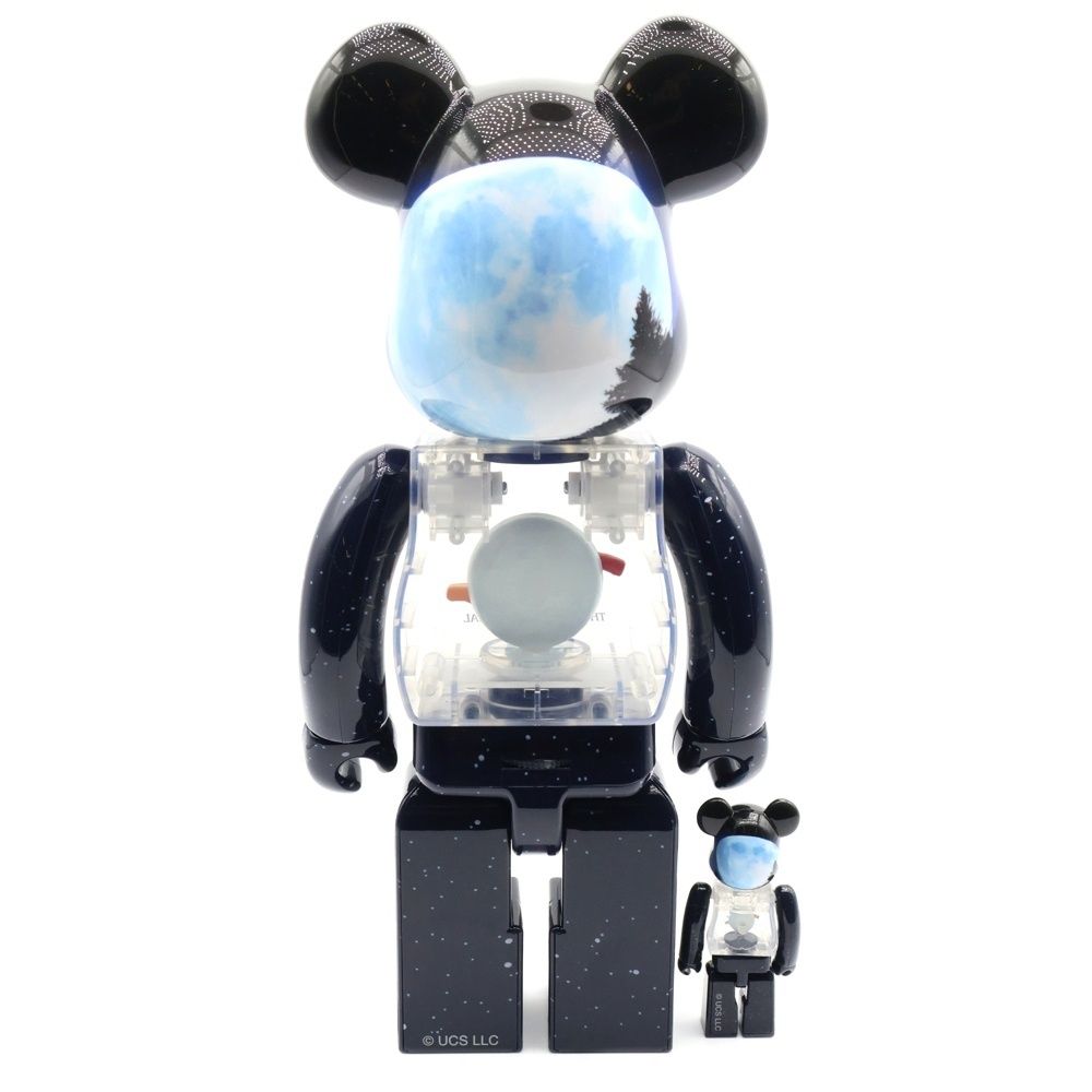 MEDICOM TOY メディコムトイ BE RBRICK E.T. LIGHT UP Ver. - 400 ベアブリック イーティー 人形 フィギュア ネイビー