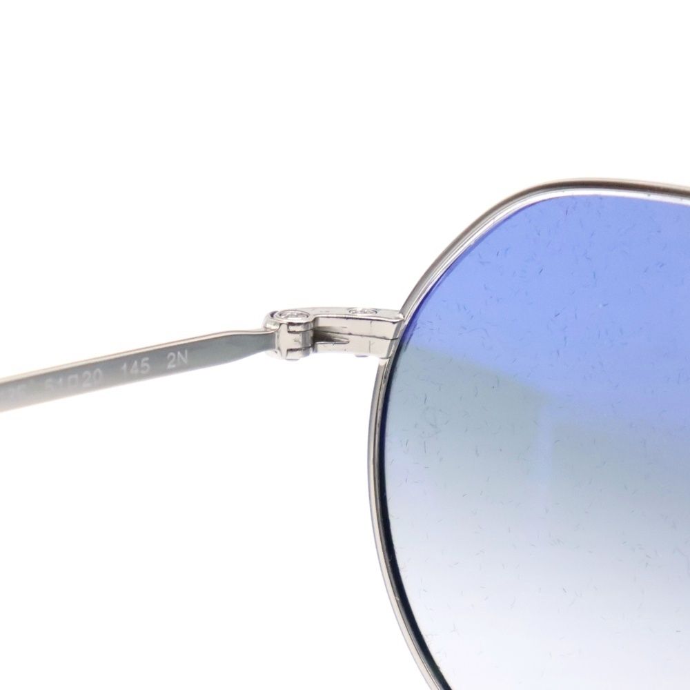 レイバン　ジャック　ブルーグラデーションレンズ　53口20 Ray Ban (レイバン) JACK ジャック メタルフレームサングラス