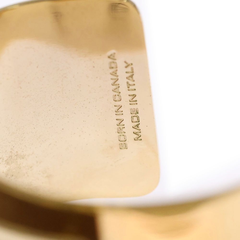 DSQUARED2 (ディースクエアード) ロゴ バングル ブレスレット ゴールド