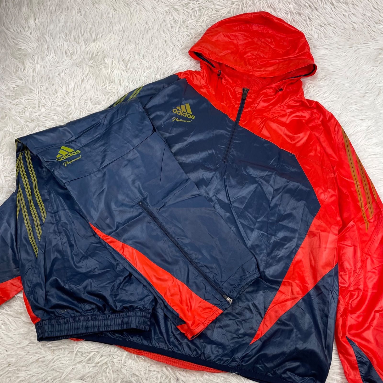 adidas professional ウィンドブレーカー セットアップ ジャージ