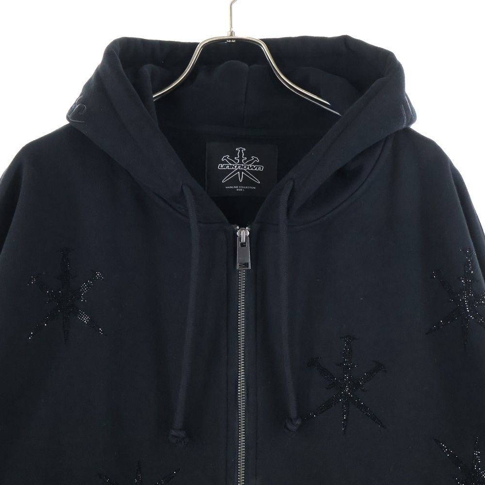 UNKNOWN LONDON (アンノーンロンドン) ZIP HOODIE ライトストーン