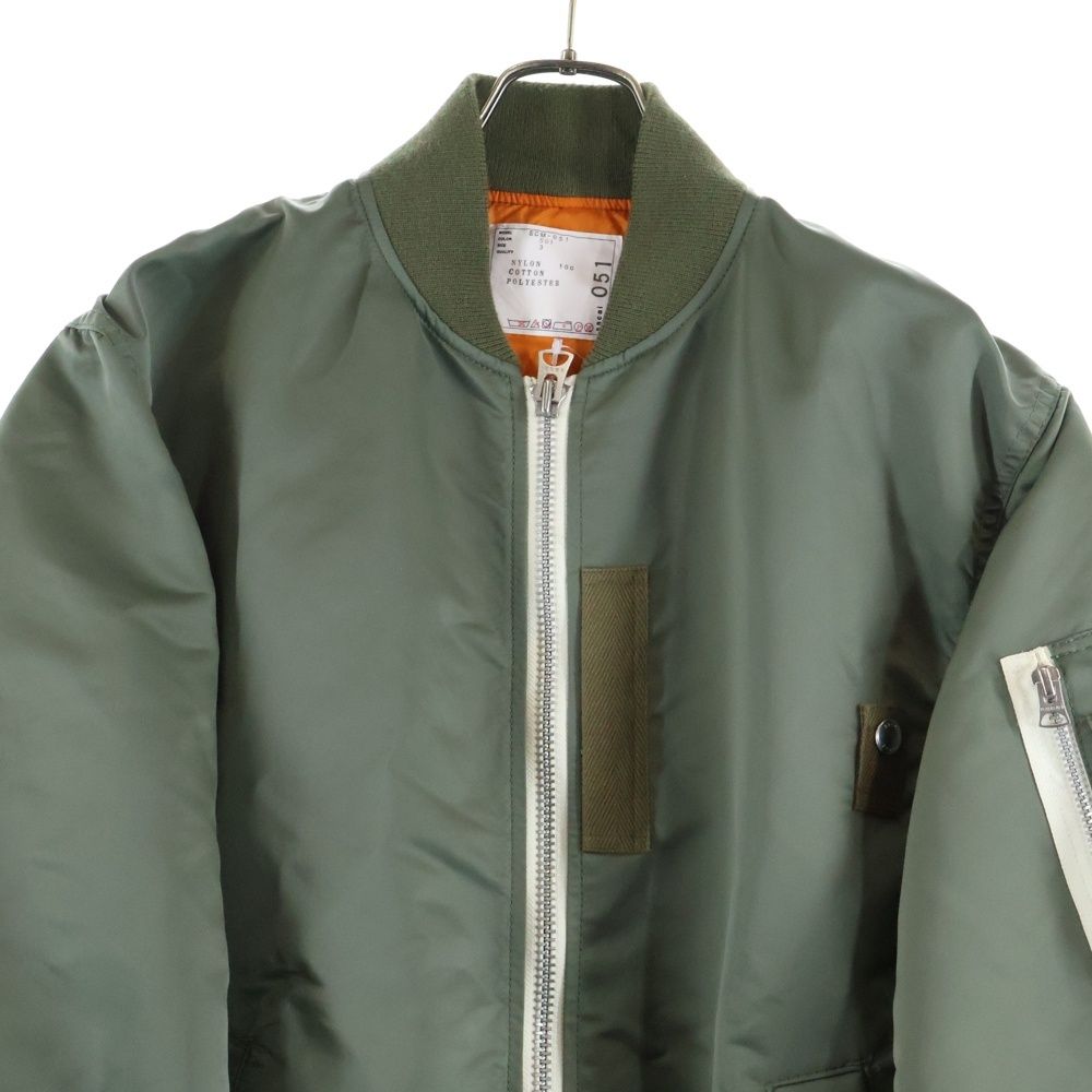 Sacai (サカイ) 23AW Nylon Twill Blouson MA-1 SCM-051 ナイロン