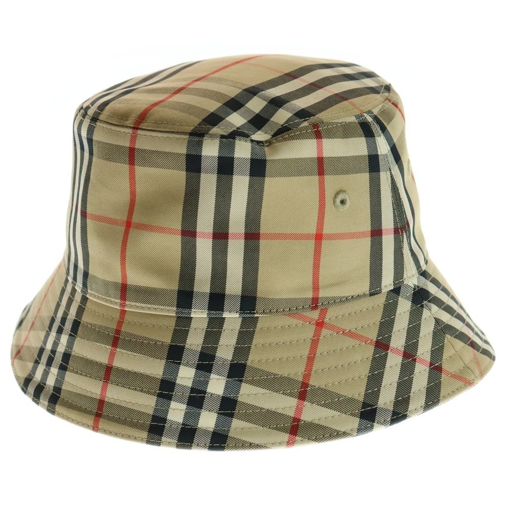 BURBERRY バーバリー ノバチェック バケットハット 帽子 ベージュ ポリエステル 8026927