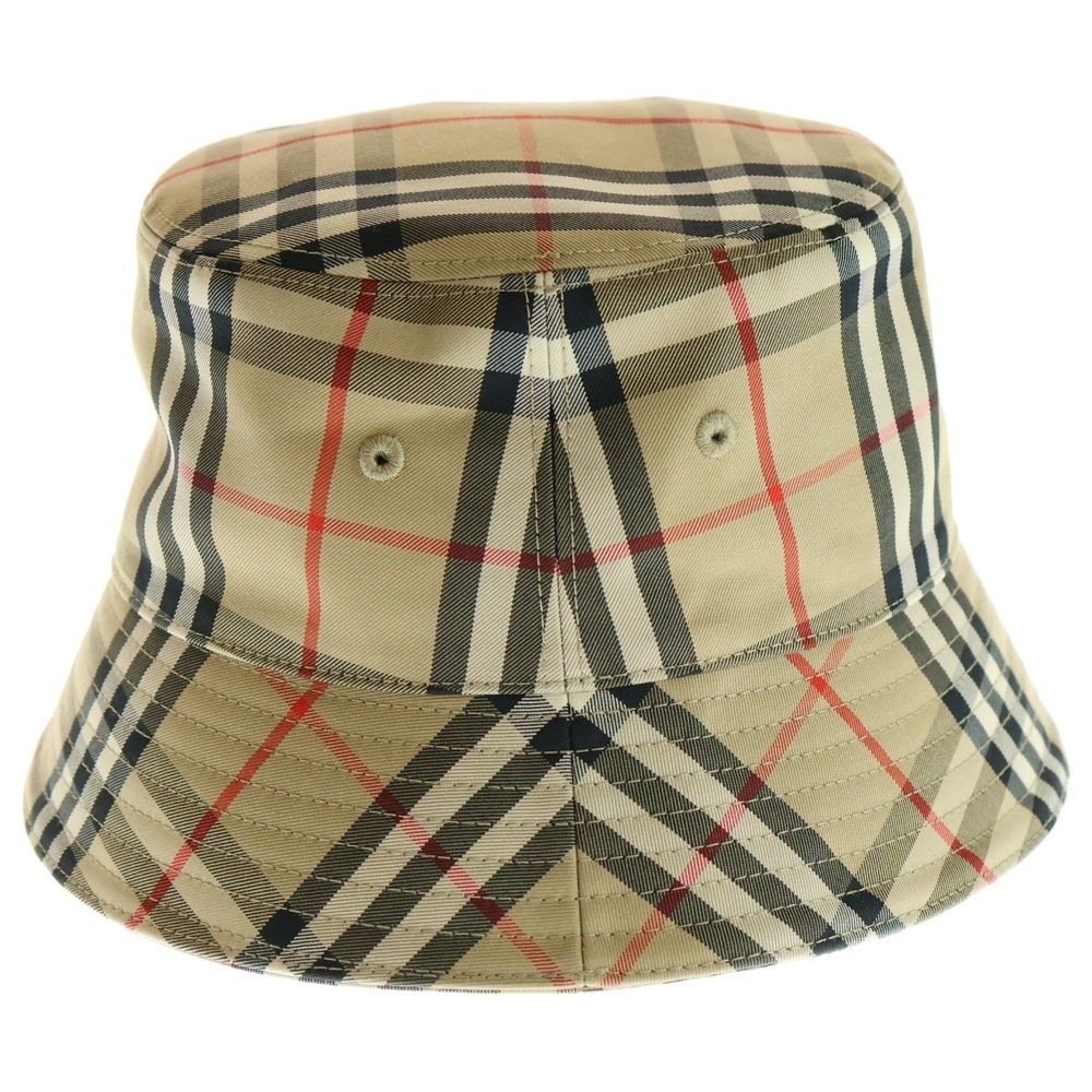 美品 BURBERRY バーバリー 裏地ノバチェック バケットハット F000 BURBERRY (バーバリー) ノバチェック バケットハット 帽子 ベージュ