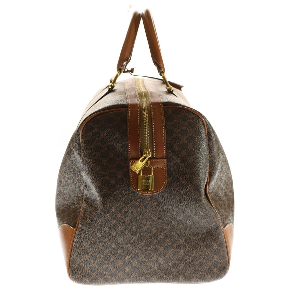 CELINE (セリーヌ) マカダム トリオンフ柄 PVCレザーボストンバッグ