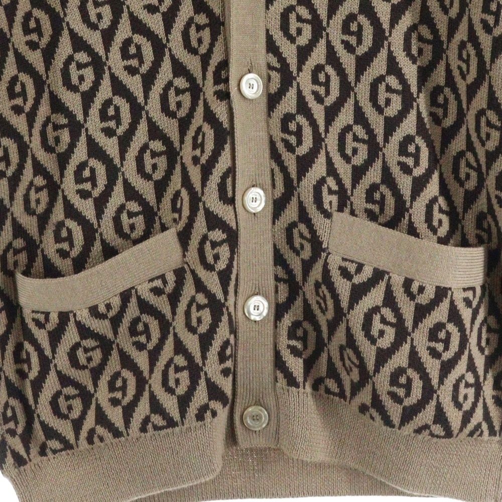 GUCCI (グッチ) GG RAMBUS GGランバス ウールニットカーディガン