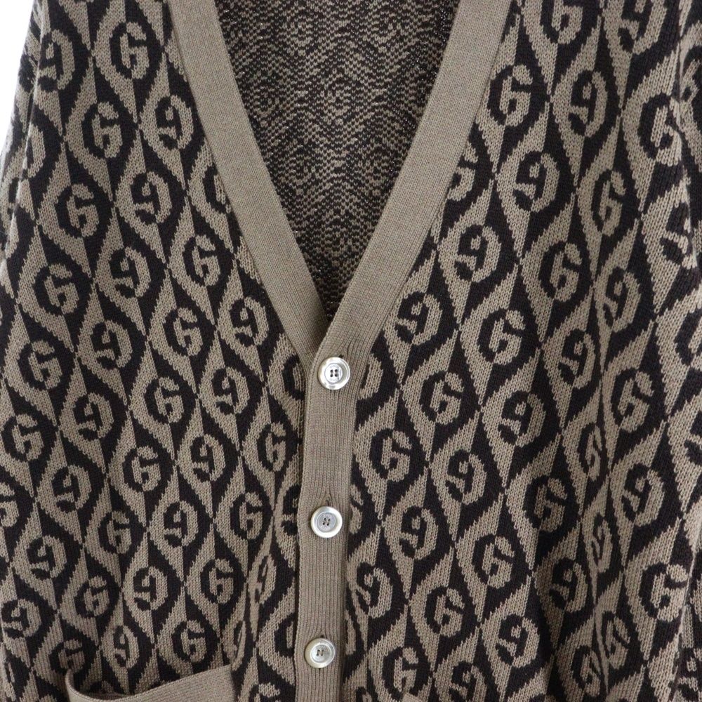 美品✨グッチ カーディガン G RAMBUS 595511 ウール ロゴ M 美品✨グッチ カーディガン G RAMBUS 595511 ウール ロゴ M グッチ