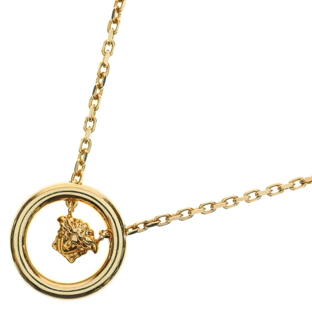 VERSACE (ヴェルサーチ) グレカ メデューサ ネックレス ゴールド GP