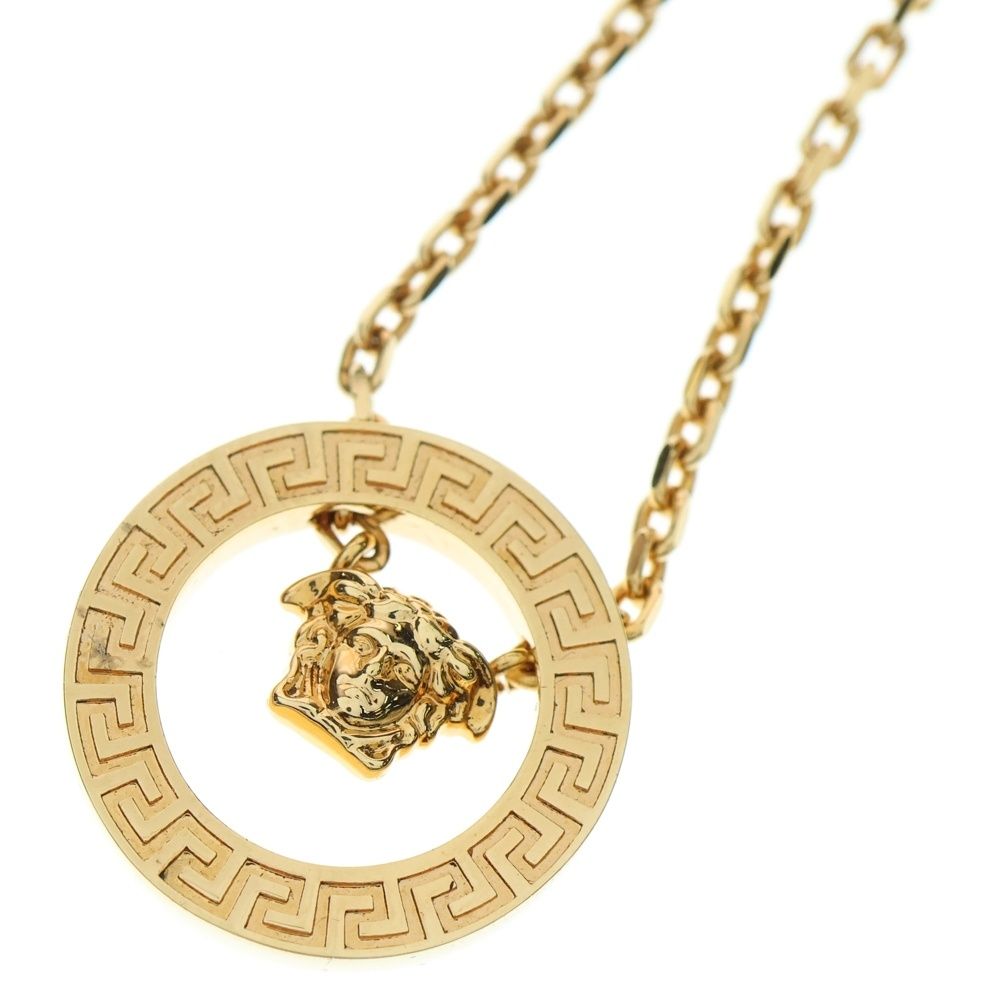 VERSACE (ヴェルサーチ) グレカ メデューサ ネックレス ゴールド GP
