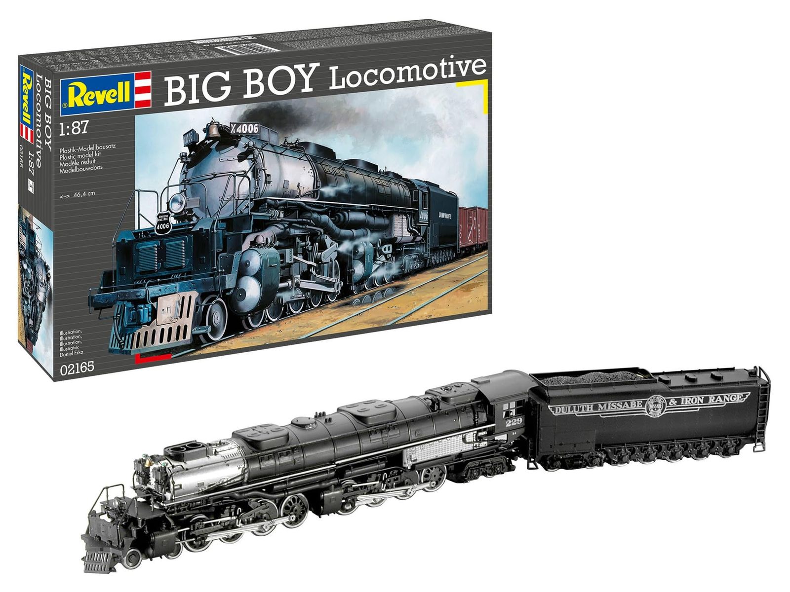 ドイツレベル 1 87 BIG BOY ロコモーティブ 02165 プラモデル