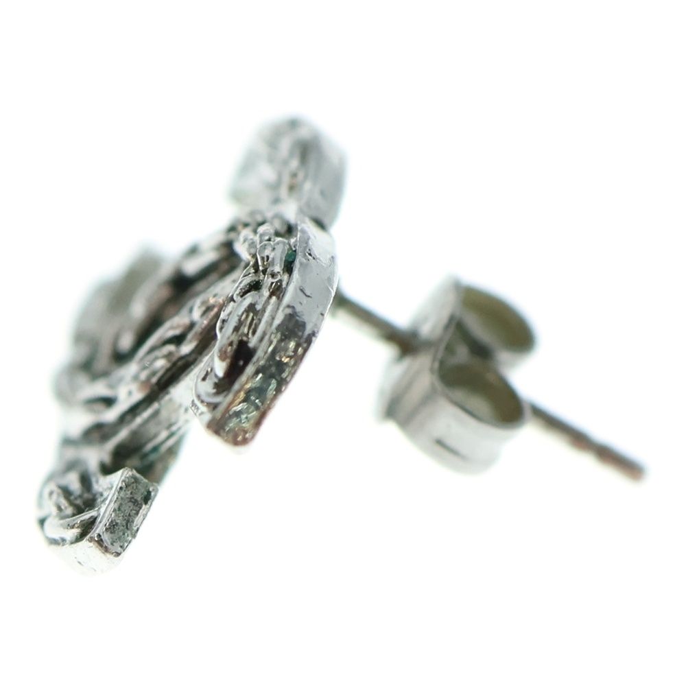  CHANEL シャネル CCロゴ ココマーク メタル スタッド ピアス 片耳のみ シルバー 05 A その他 ヘアアクセサリー