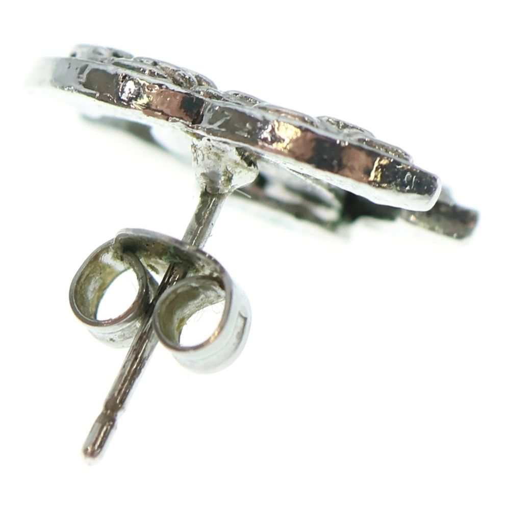 CHANEL シャネル CCロゴ ココマーク メタル スタッド ピアス 片耳のみ シルバー 05A