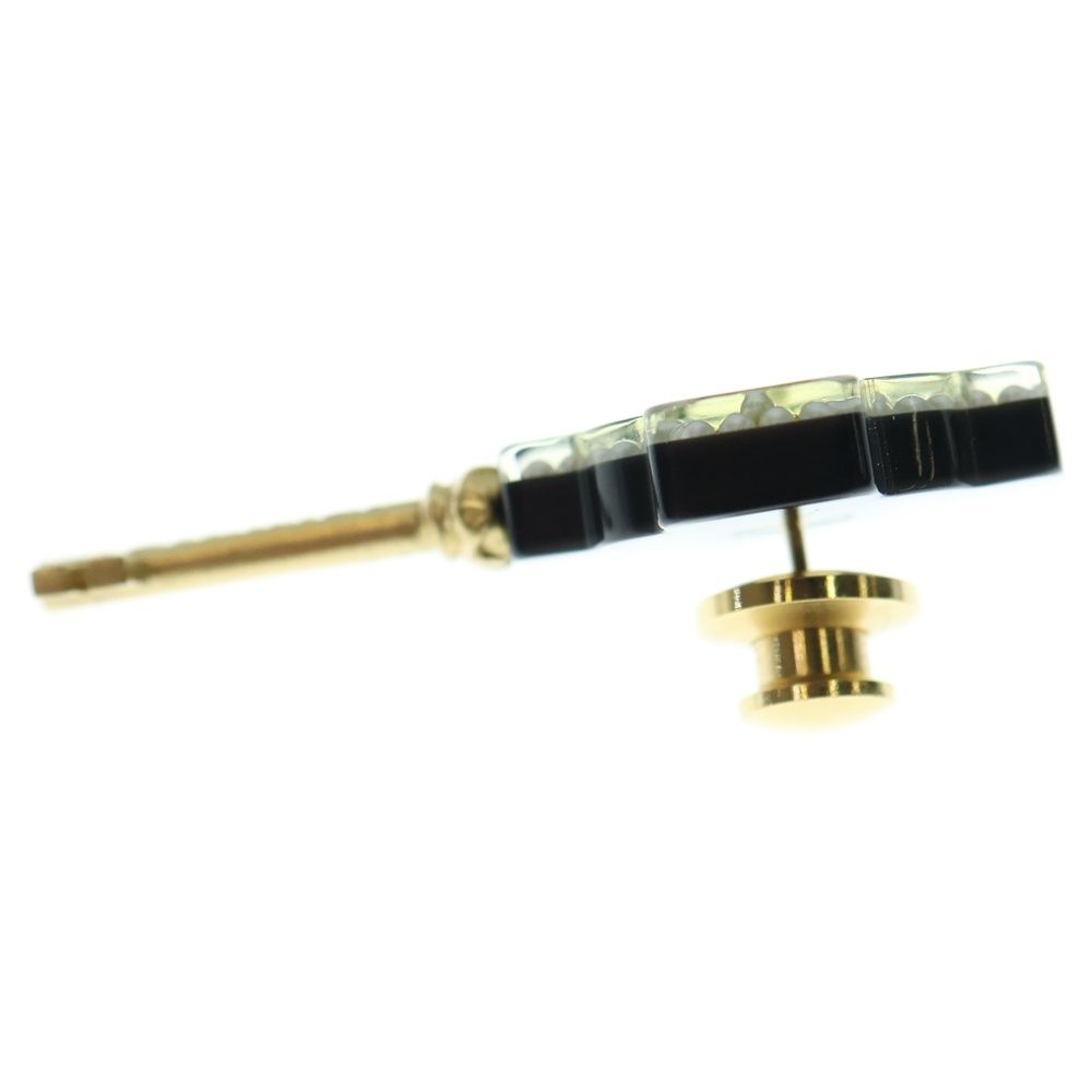  CHANEL シャネル ココマーク キーモチーフ ピンブローチ ピンバッジ 鍵型 ブラック×ゴールド 17 A その他 その他