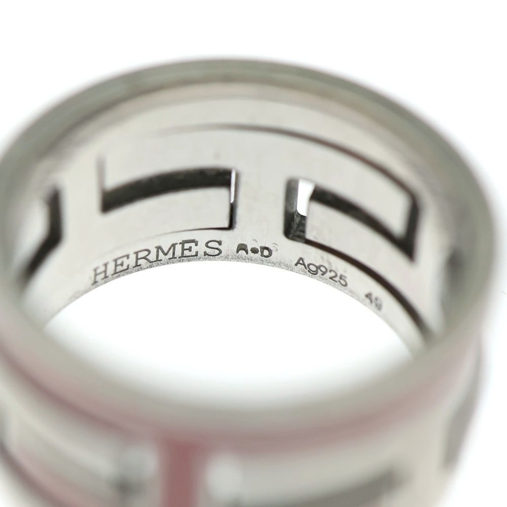 HERMES (エルメス) ムーブアッシュ リング シルバー×ピンク 925 - メルカリ