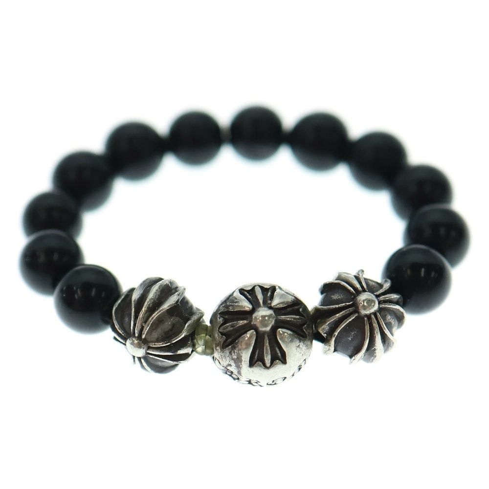 CHROME HEARTS クロムハーツ 4mm BEAD RING 4mmビーズリング ブラック