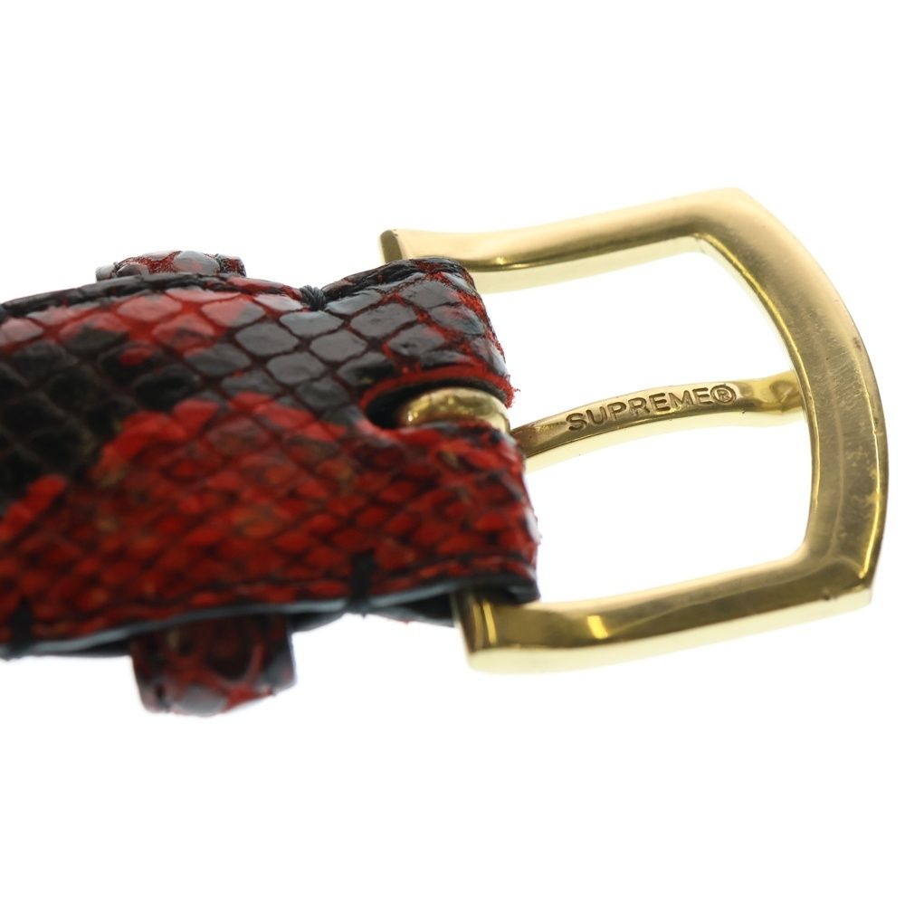 SUPREME (シュプリーム) 17AW Faux Snakeskin Belt スネークスキン