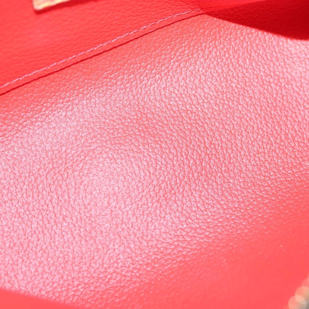  LOUIS VUITTON ルイヴィトン モノグラム パンプキンドット ポシェット コスメティック ポーチ ケース ブラック×レッド PVC M 47347 ゴールド金具 その他 その他