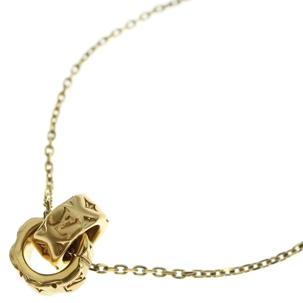 LOUIS VUITTON (ルイヴィトン) コリエ ピロー ナノグラム ネックレス