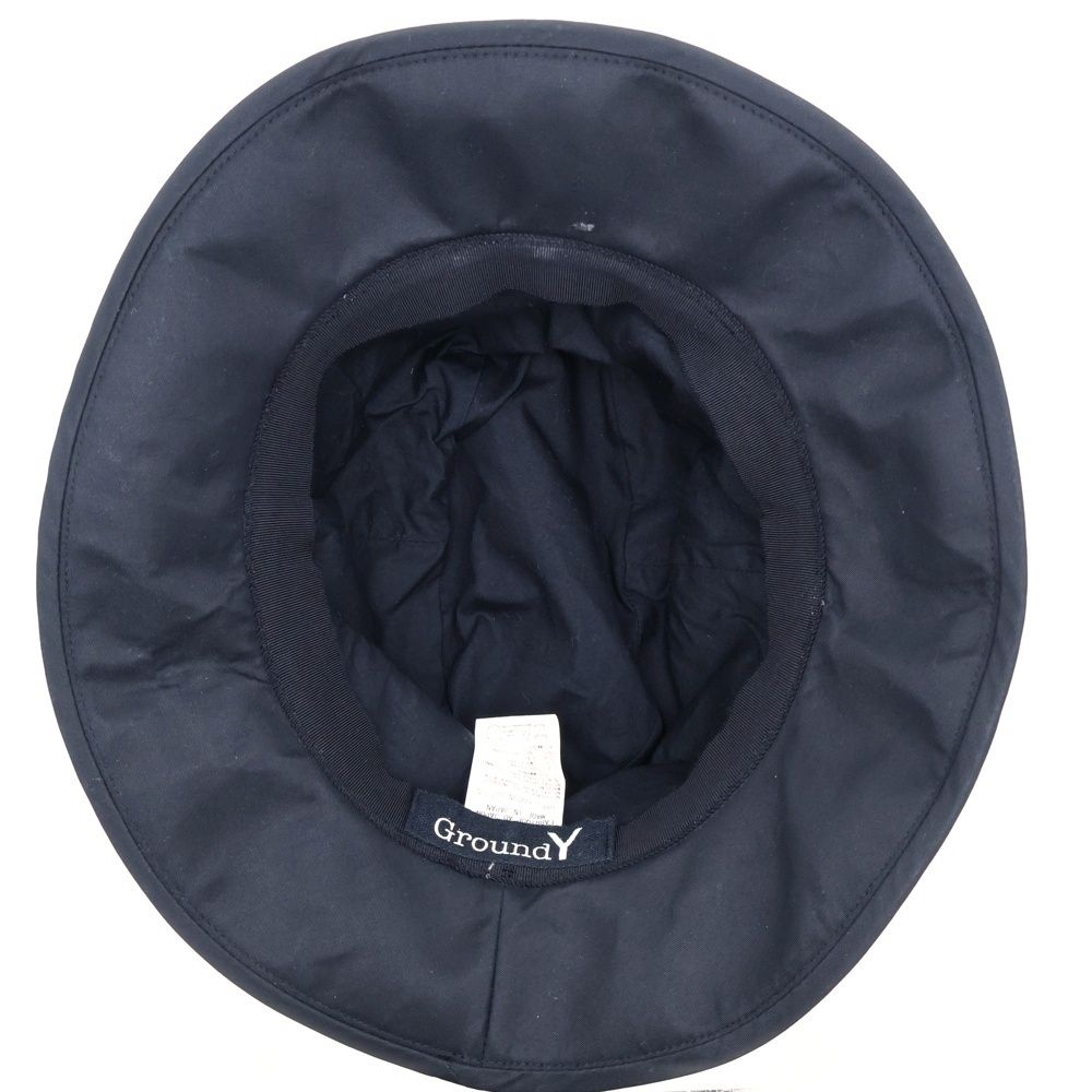 お値下げ可能！GroundY グラウンドワイ ハット ブラック Ground Y (グラウンドワイ) ナイロンハット 帽子 キャップ ブラック GY