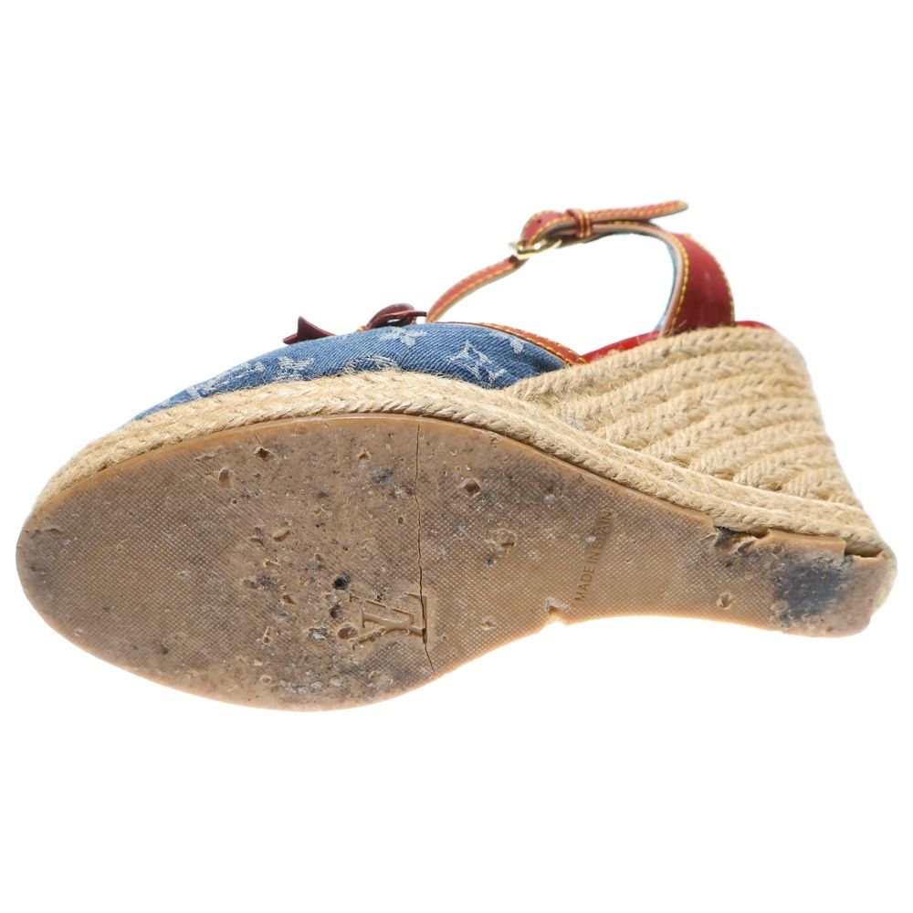 LOUIS VUITTON (ルイヴィトン) モノグラム デニム エスパドリーユ