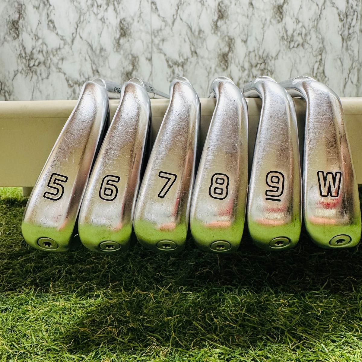 【良品】初心者推奨 ピン G410 緑ドット メンズアイアンセット 5本 R 良品】初心者推奨 ピン G410 緑ドット メンズアイアンセット 6本