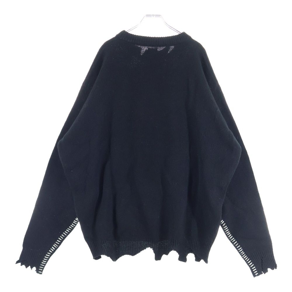 SAINT MICHAEL (セントマイケル) 22AW CLF MEN KNIT フロントデザイン