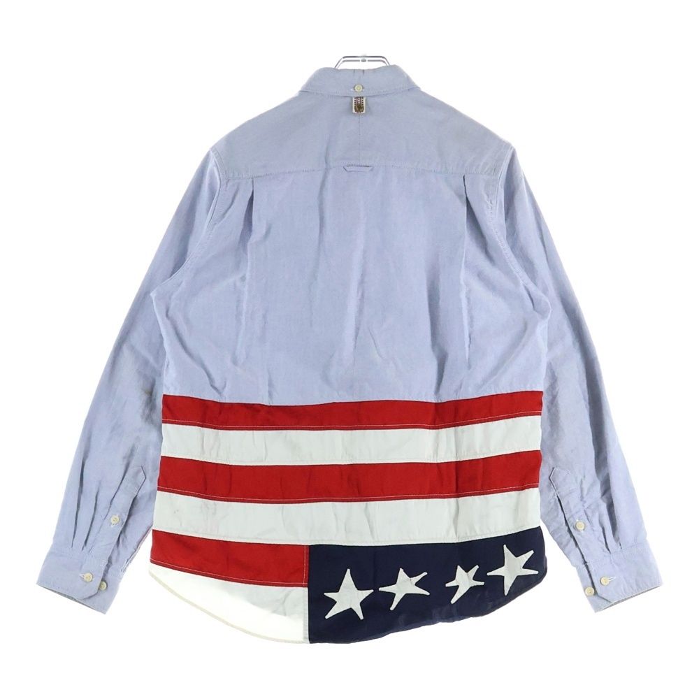 VISVIM ヴィスヴィム LUNGTA B.D. STARS L S SHIRT 長袖シャツ ライトブルー 0116105011004