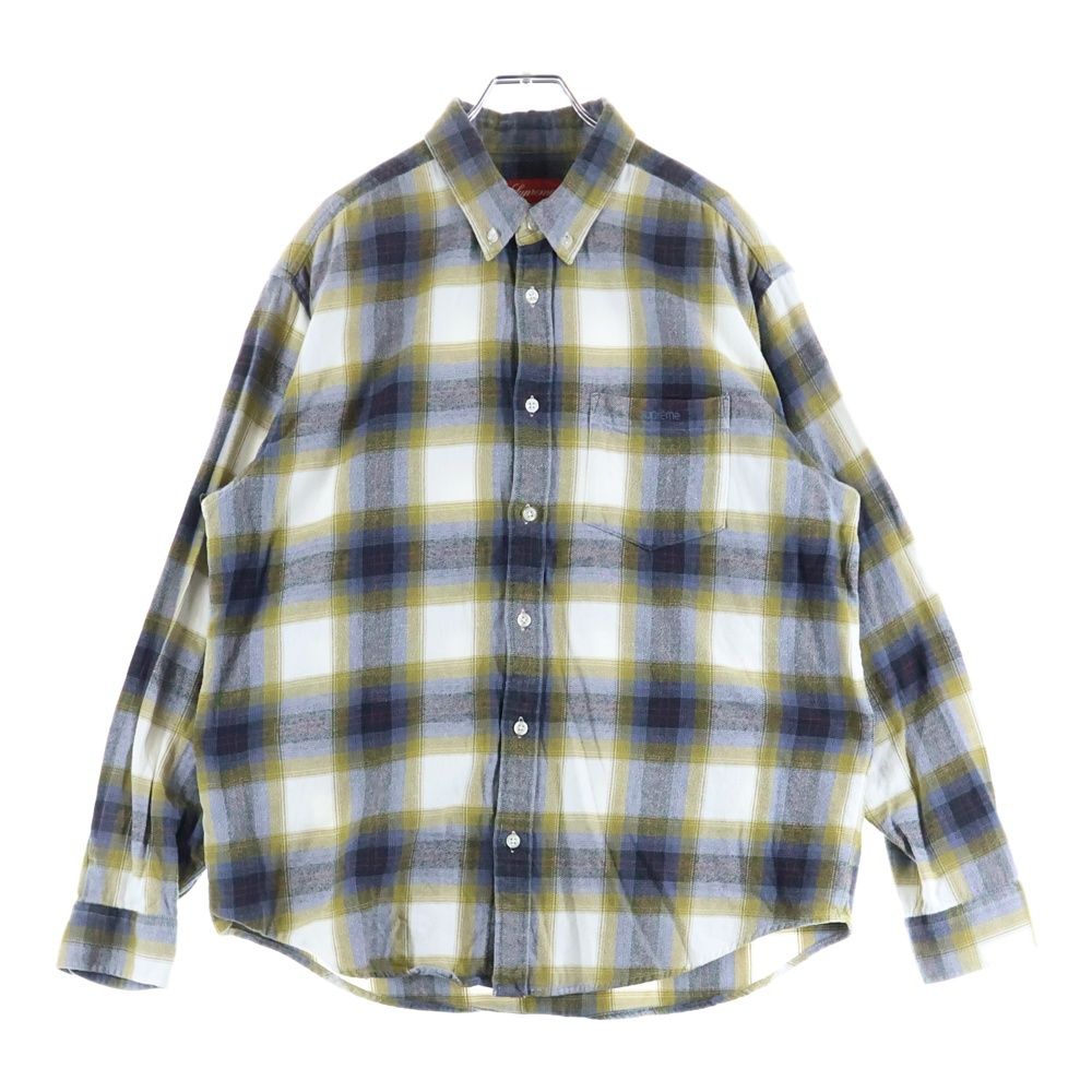 SUPREME シュプリーム 22SS Brushed Plaid Flannel Shirt ブラッシュド フランネルチェック 長袖シャツ マルチ