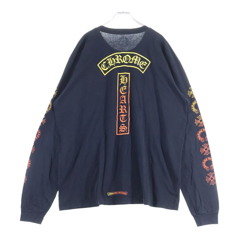 CHROME HEARTS クロムハーツ Gradient Logo Long Sleeve Tee グラデーションロゴ ロングスリーブTシャツ 長袖カットソー マルチ