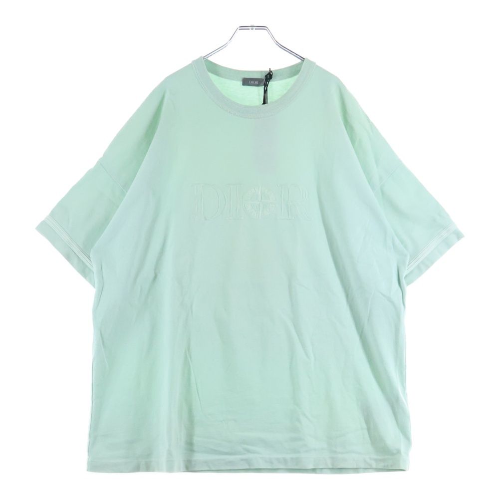 Dior HOMME (ディオールオム) × STONE ISLAND 24AW ロゴ刺繍 クルー