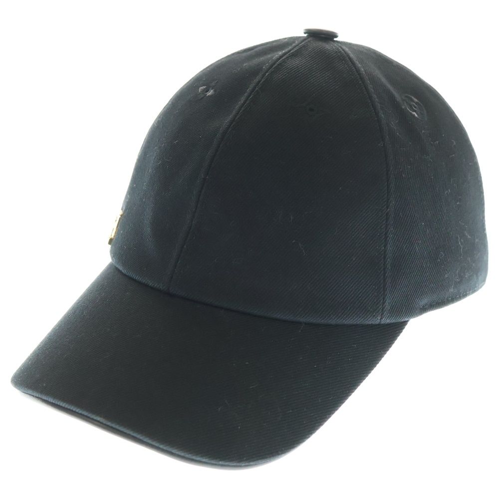 LOUIS VUITTON ルイヴィトン キャップ LV アイコニック ロゴ刺繍 帽子 ノワール ブラック M7050M ゴールド金具