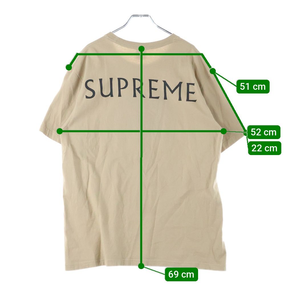 【新品未使用】Supreme 25SS ダミアンハーストTシャツ カーキ M SUPREME(シュプリーム) 25SS Damien Hirst Tee ダミアン ハースト ロゴ