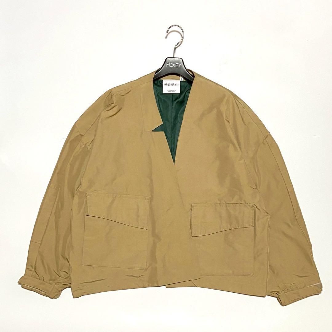 nagonstans ナゴンスタンス ミクロッティオックス ノー ファティーグジャケット ベージュ Mサイズ