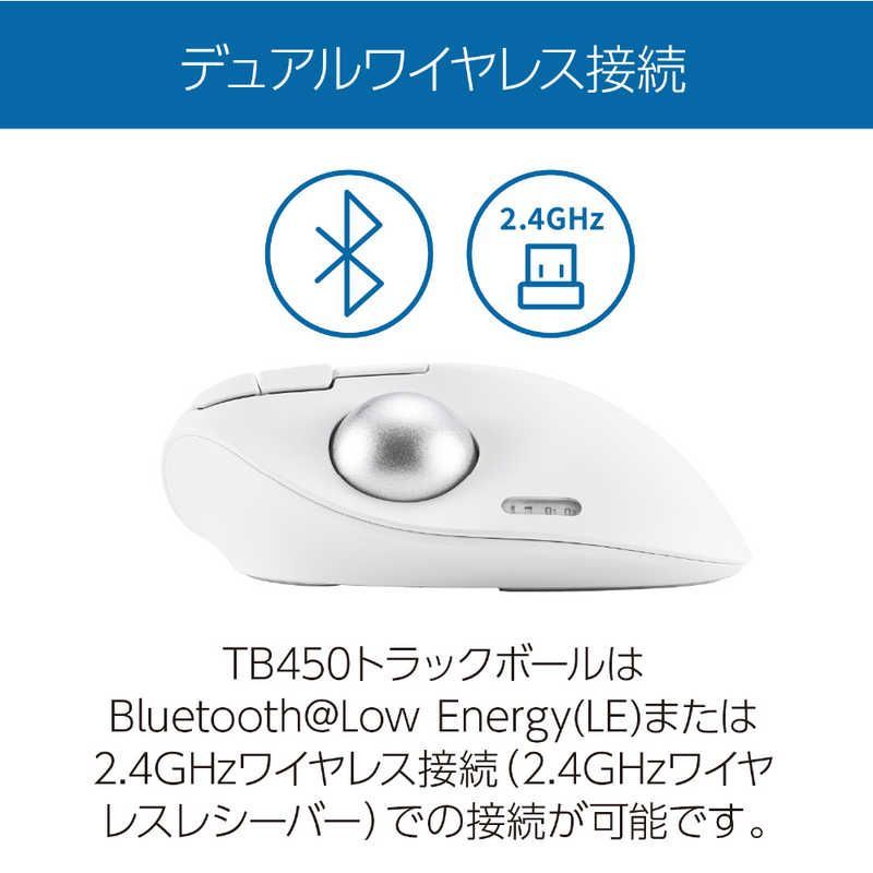 【 新品 未開封 】 ケンジントン　Kensington Pro Fit Ergo TB450 EQ トラックボール ［光学式］ ホワイト　K72179JP 未使用 送料無料