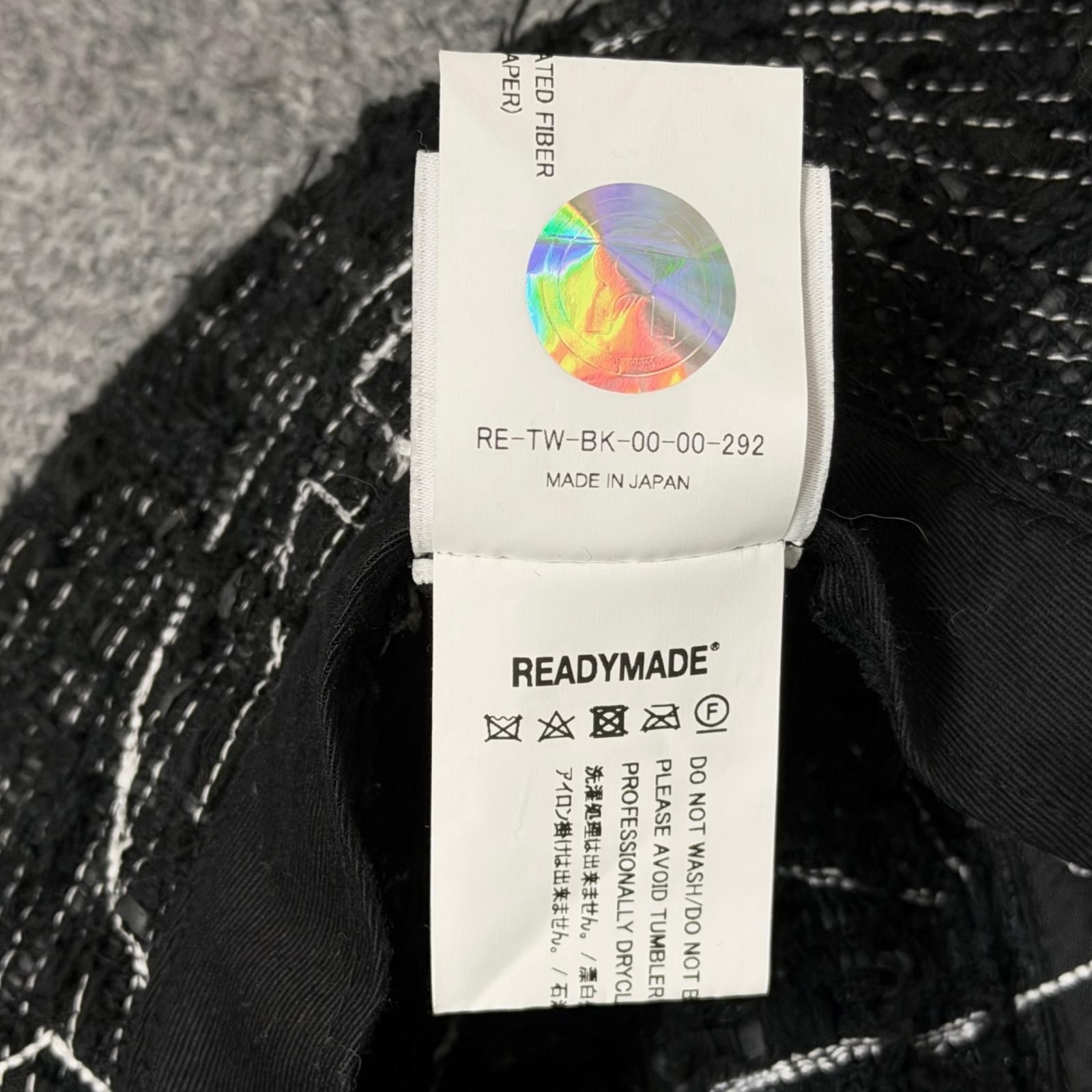 参考上代58300円 READYMADE TWEED BUCKET HAT ツイードバケットハット