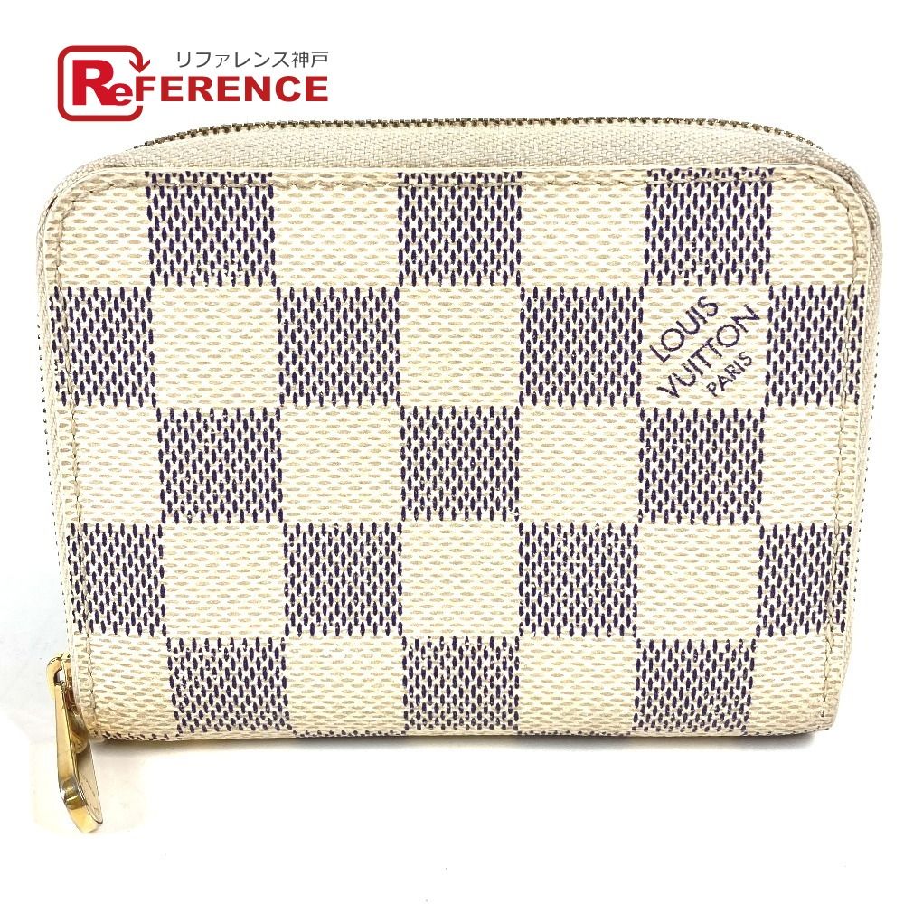 LOUIS VUITTON ルイヴィトン コインケース ジッピーコインパース N63069 ダミエアズールキャンバス ホワイト