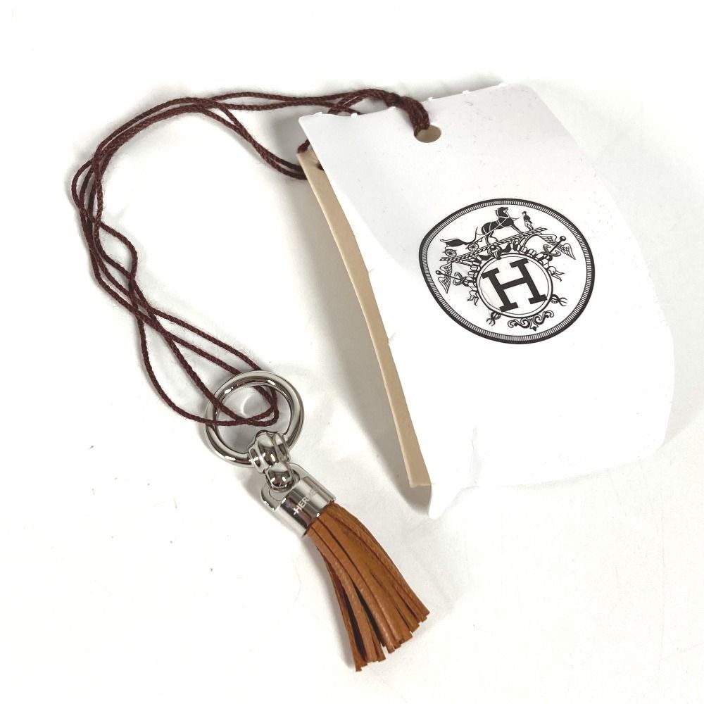 HERMES エルメス スカーフリング セ ル ポンポン メタル シルバー